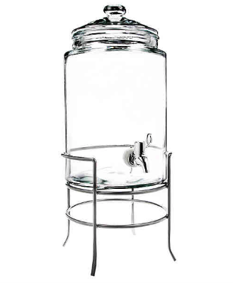 Beverage Dispenser 3gal Mason Jar with Stand Rentals