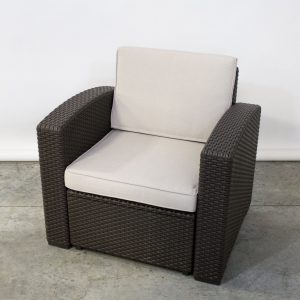 Padded Outdoor Arm Chair