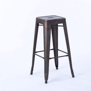 Metal Barstool- Black/Bronze