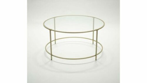 Brass Glass Coffee Table