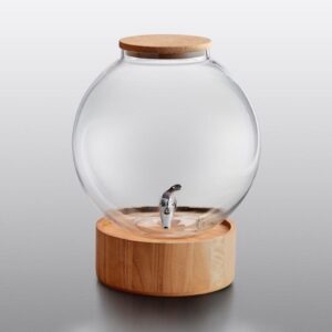 Fishbowl Beverage Dispenser w/Stand – 5 Gallon