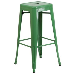 Metal Barstool – Green