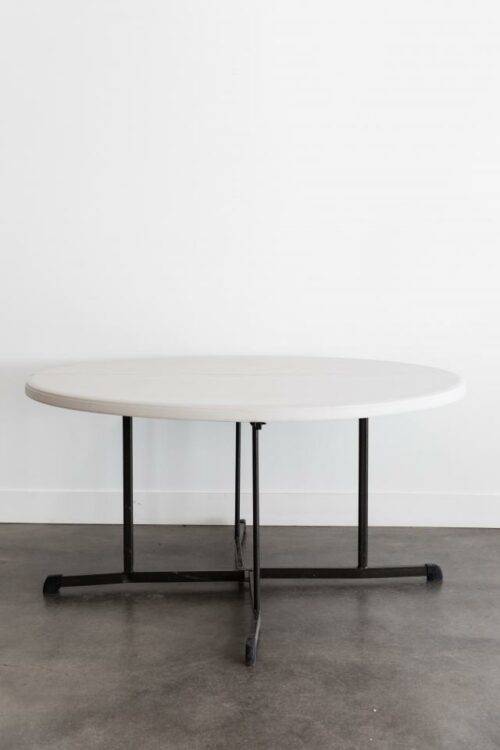 60" Folding Round Table - Image 3