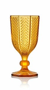 Collette Amber Goblet