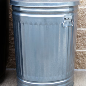 Galvanized Trash Can (No Lid)