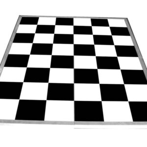 Black & White Checkered Dance Floor