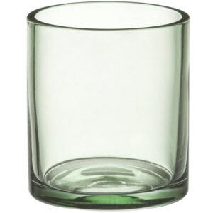 Green Glass Short Tumbler