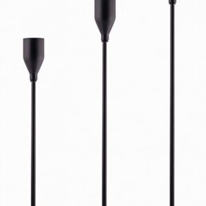 Modern Black Candlestick