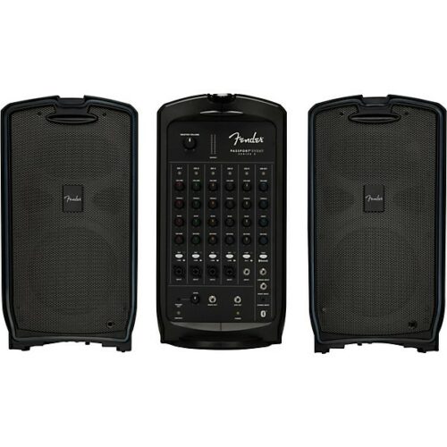 Fender PA System w/Speaker Stands - Image 2