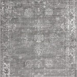 Grey & White 5×8 Rug