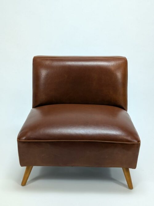 Cognac Leather Chair - Image 2