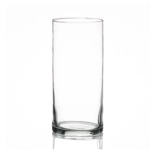 Clear Cylinder Vase - 7.5" (Case of 12)
