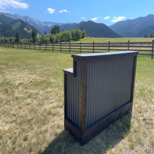 Rustic Galvanized Bar