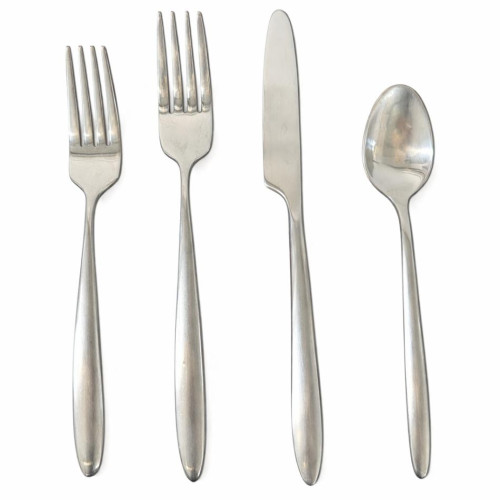 Brushed Silver Flatware
