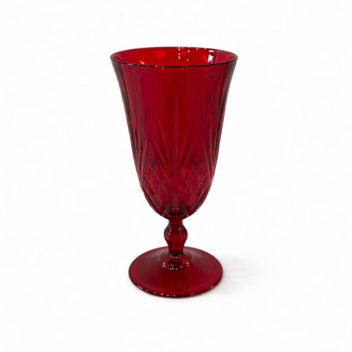 Melodia Cranberry Crystal Goblet (20/Case)