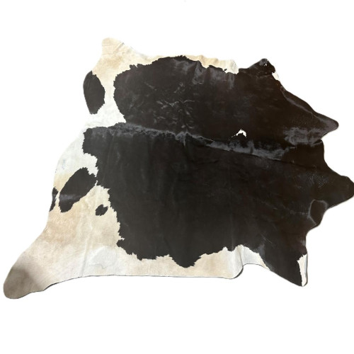 Real Cowhide Rug - Black