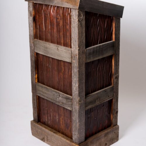 Reclaimed Barnwood Podium
