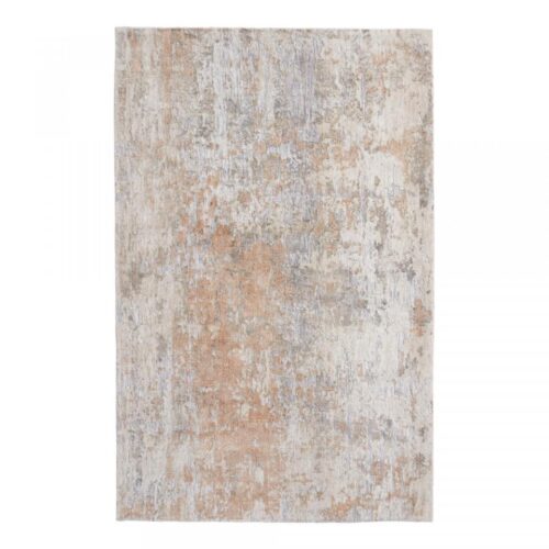 Silver & Peach 5x8 Rug