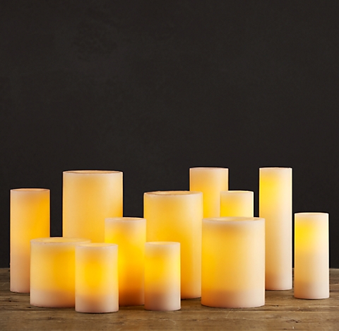 Flameless Pillar Candle