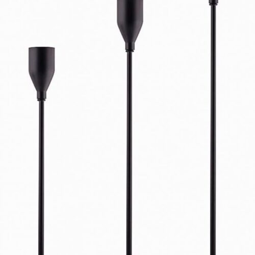 Modern Black Candlestick
