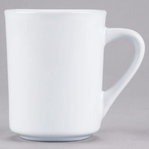 White Porcelain Coffee Cup